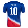 USA Pulisic 10 Borte 2024 - Herre Fotballdrakt